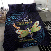 As Long As I Breathe You'll Be Remembered Bedding Set Dragonflies Memorial - Polynesian Pattern LT14 - Polynesian Pride