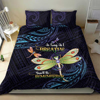 As Long As I Breathe You'll Be Remembered Bedding Set Dragonflies Memorial - Polynesian Pattern LT14 - Polynesian Pride