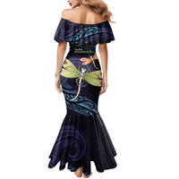 As Long As I Breathe You'll Be Remembered Mermaid Dress Dragonflies Memorial - Polynesian Pattern LT14 - Polynesian Pride