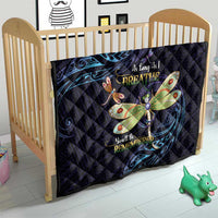 As Long As I Breathe You'll Be Remembered Quilt Dragonflies Memorial - Polynesian Pattern LT14 - Polynesian Pride