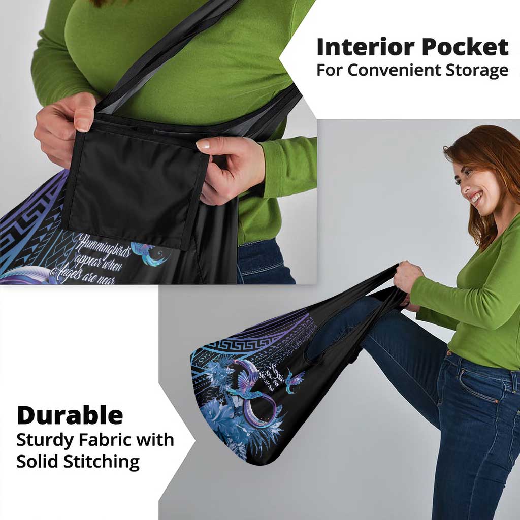 Polynesian Memorial Grocery Bag Hummingbirds Appear When Angels Are Near