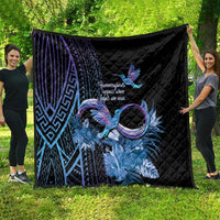 Polynesian Memorial Quilt Hummingbirds Appear When Angels Are Near LT14 - Polynesian Pride