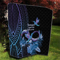 Polynesian Memorial Quilt Hummingbirds Appear When Angels Are Near LT14 - Polynesian Pride