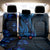 Blue Polynesia Shark Tattoo Back Car Seat Cover With Polynesian Plumeria LT14 - Polynesian Pride