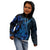 Blue Polynesia Shark Tattoo Kid Hoodie With Polynesian Plumeria LT14 - Polynesian Pride