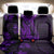 Purple Polynesia Shark Tattoo Back Car Seat Cover With Polynesian Plumeria LT14 - Polynesian Pride