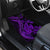 Purple Polynesia Shark Tattoo Car Mats With Polynesian Plumeria LT14 - Polynesian Pride