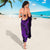 Purple Polynesia Shark Tattoo Sarong With Polynesian Plumeria LT14 - Polynesian Pride