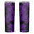 Purple Polynesia Shark Tattoo Skinny Tumbler With Polynesian Plumeria