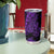 Purple Polynesia Shark Tattoo Tumbler Cup With Polynesian Plumeria