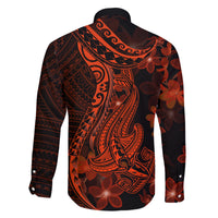 Red Polynesia Family Matching Mermaid Dress and Hawaiian Shirt Shark Tattoo With Polynesian Plumeria LT14 - Polynesian Pride
