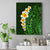 Green Polynesia Canvas Wall Art Plumeria Tropical Leaves With Galaxy Polynesian Art LT14 Green - Polynesian Pride