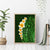 Green Polynesia Canvas Wall Art Plumeria Tropical Leaves With Galaxy Polynesian Art LT14 - Polynesian Pride