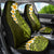 Lime Green Tropical Plumeria With Galaxy Polynesian Art Car Seat Cover LT14 - Polynesian Pride