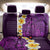 Purple Tropical Plumeria With Galaxy Polynesian Art Back Car Seat Cover LT14 - Polynesian Pride