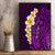 Purple Tropical Plumeria With Galaxy Polynesian Art Canvas Wall Art LT14 - Polynesian Pride