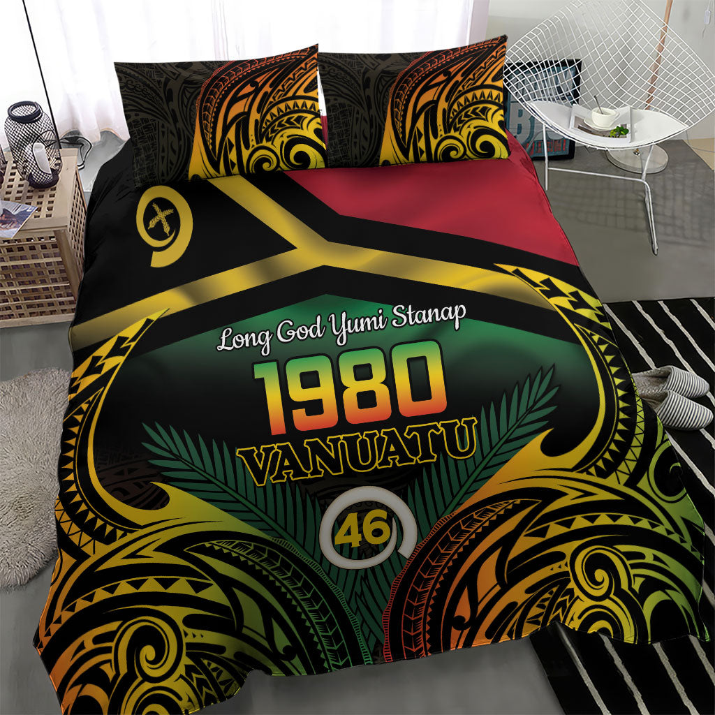 Vanuatu 1980 Bedding Set Hapi 46 Yia Indipendens Anivesari LT14 - Polynesian Pride