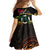 Vanuatu 1980 Family Matching Off Shoulder Maxi Dress and Hawaiian Shirt Hapi 45 Yia Indipendens Anivesari
