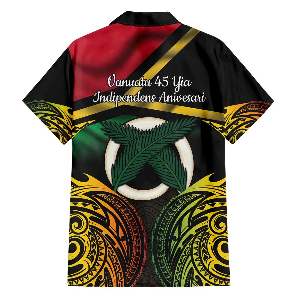 Vanuatu 1980 Hawaiian Shirt Hapi 45 Yia Indipendens Anivesari