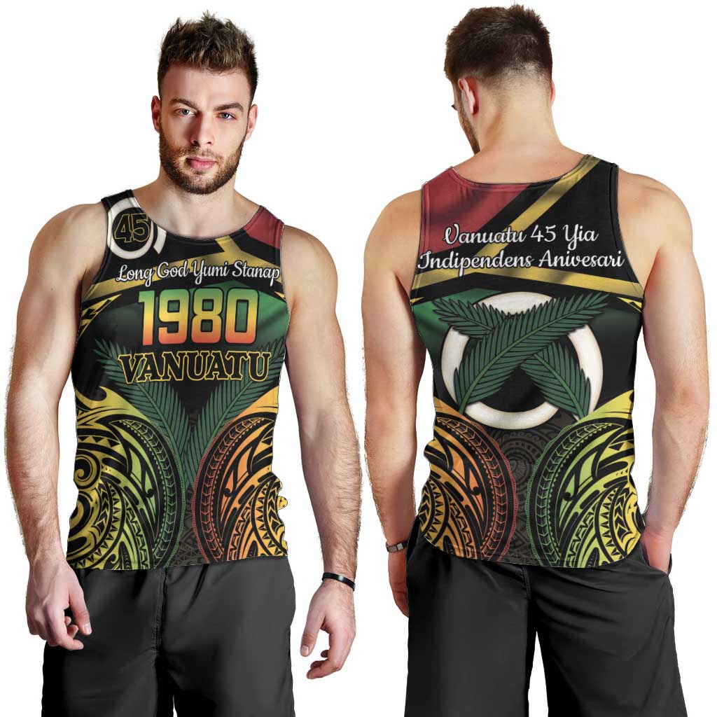 Vanuatu 1980 Men Tank Top Hapi 45 Yia Indipendens Anivesari