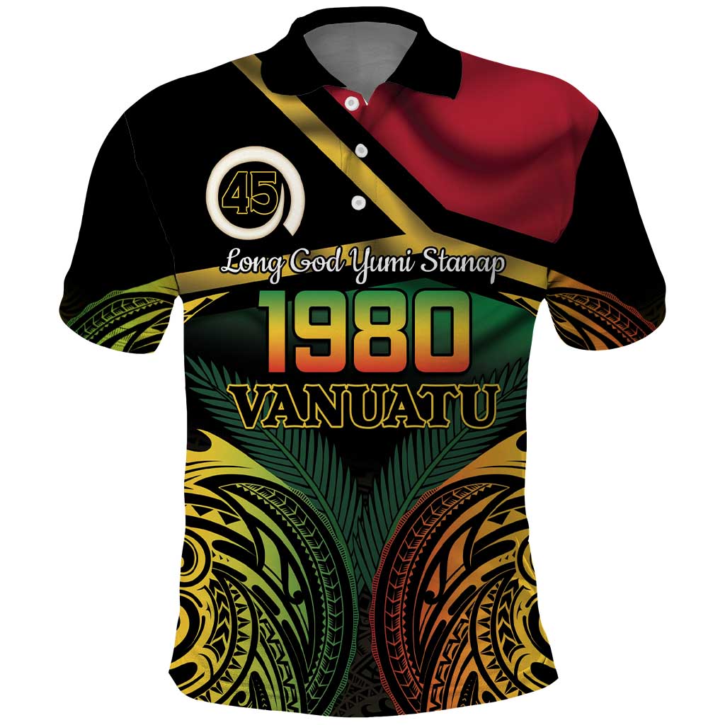 Vanuatu 1980 Polo Shirt Hapi 45 Yia Indipendens Anivesari