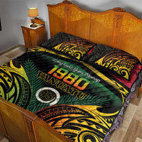 Vanuatu 1980 Quilt Bed Set Hapi 45 Yia Indipendens Anivesari