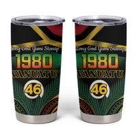 Vanuatu 1980 Tumbler Cup Hapi 46 Yia Indipendens Anivesari LT14 Black - Polynesian Pride