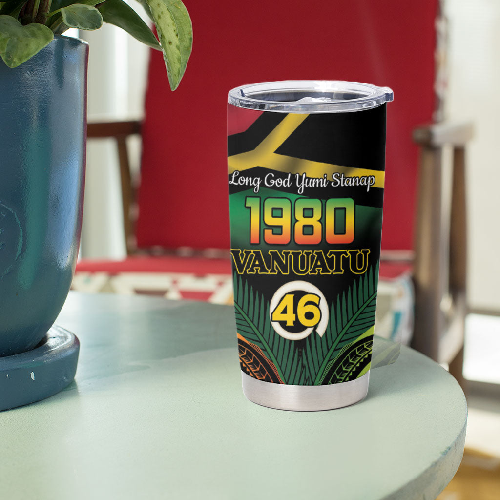 Vanuatu 1980 Tumbler Cup Hapi 46 Yia Indipendens Anivesari LT14 - Polynesian Pride