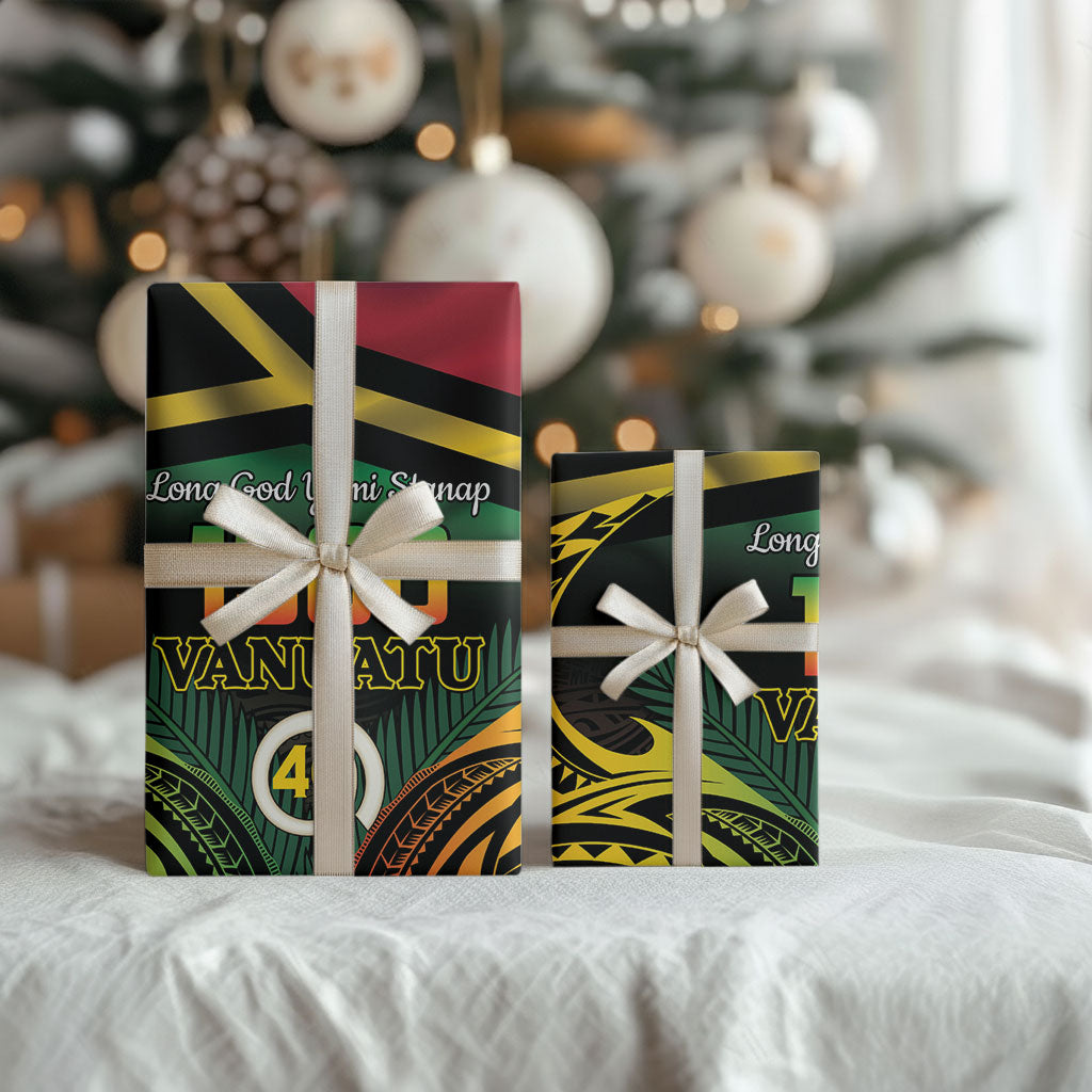 Vanuatu 1980 Wrapping Paper Hapi 46 Yia Indipendens Anivesari LT14 - Polynesian Pride