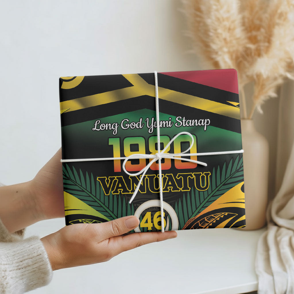 Vanuatu 1980 Wrapping Paper Hapi 46 Yia Indipendens Anivesari LT14 - Polynesian Pride