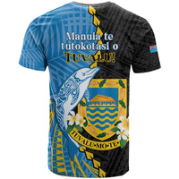 Tuvalu Independence Day T Shirt Manuia te tutokotasi o Tuvaluan Dolphin Tattoo LT14 - Polynesian Pride