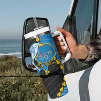 Tuvalu Independence Day Tumbler With Handle Manuia te tutokotasi o Tuvaluan Dolphin Tattoo LT14 - Polynesian Pride