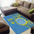 Personalised Palau Independence Day Area Rug Belau Coat Of Arms Polynesian Curve Style