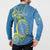 Personalised Palau Independence Day Button Sweatshirt Belau Coat Of Arms Polynesian Curve Style