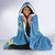 Personalised Palau Independence Day Hooded Blanket Belau Coat Of Arms Polynesian Curve Style