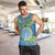 Personalised Palau Independence Day Men Tank Top Belau Coat Of Arms Polynesian Curve Style