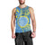 Personalised Palau Independence Day Men Tank Top Belau Coat Of Arms Polynesian Curve Style