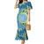 Personalised Palau Independence Day Mermaid Dress Belau Coat Of Arms Polynesian Curve Style