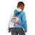 Personalised Fiji Day Kid Hoodie Fijian Tapa Pattern Mix Tagimoucia - Blue Version