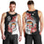 Personalised Fiji Day Men Tank Top Fijian Tapa Pattern Mix Tagimoucia - Black Version