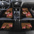 Personalised Fiji Day Car Mats Fijian Tapa Pattern Mix Tagimoucia - Brown Version