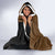 Personalised Fiji Day Hooded Blanket Fijian Tapa Pattern Mix Tagimoucia - Brown Version