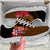 Personalised Fiji Day Sneakers Fijian Tapa Pattern Mix Tagimoucia - Brown Version