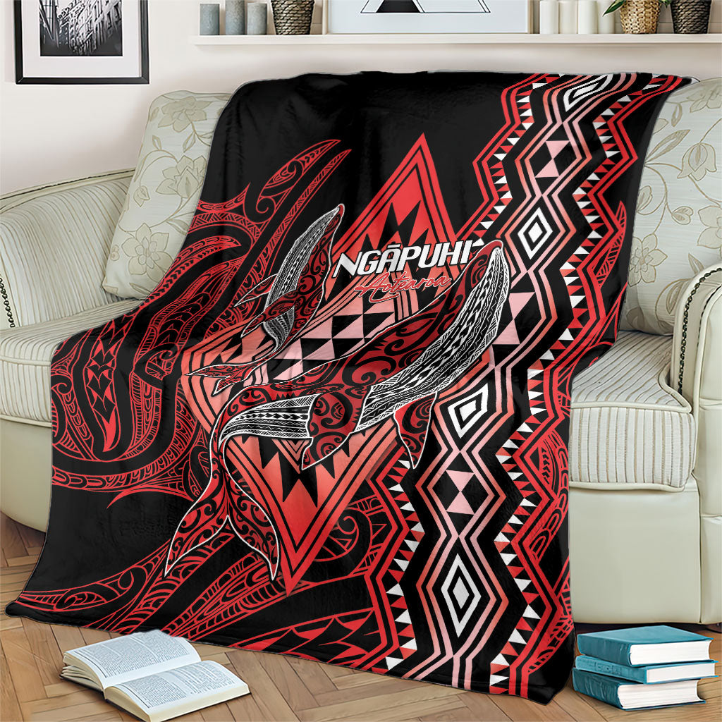 Aotearoa Iwi Ngapuhi Blanket NZ Maori Humpback Whale Taniko Motifs LT14 - Polynesian Pride
