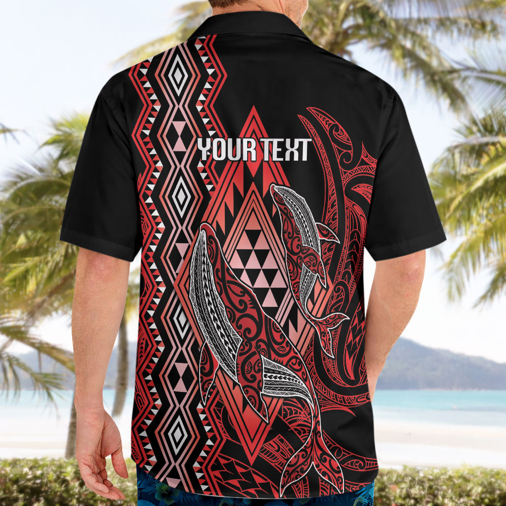 Aotearoa Iwi Ngapuhi Personalised Hawaiian Shirt NZ Maori Humpback Whale Taniko Motifs LT14 - Polynesian Pride