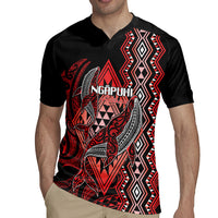 Aotearoa Iwi Ngapuhi Personalised Rugby Jersey NZ Maori Humpback Whale Taniko Motifs LT14 - Polynesian Pride