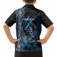 Aotearoa Iwi Ngati Porou Personalised Hawaiian Shirt NZ Maori Humpback Whale Taniko Motifs LT14 - Polynesian Pride