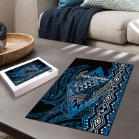 Aotearoa Iwi Ngati Porou Puzzle NZ Maori Humpback Whale Taniko Motifs LT14 - Polynesian Pride