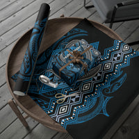 Aotearoa Iwi Ngati Porou Wrapping Paper NZ Maori Humpback Whale Taniko Motifs LT14 - Polynesian Pride