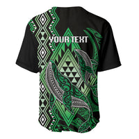 Aotearoa Iwi Ngai Tahu Personalised Baseball Jersey NZ Maori Humpback Whale Taniko Motifs LT14 - Polynesian Pride